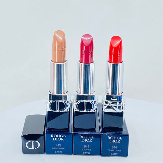 Dior Rouge Dior SATIN Refillable Lipstick  - 0.12oz/3.5g - NIB -  (CHOOSE SHADE)