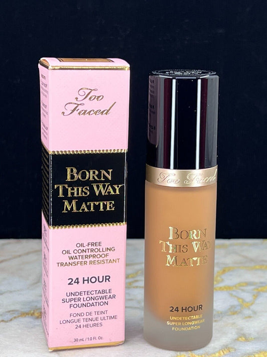 Too Faced Oil Free Matte Foundation #Butter Pecan-1 oz (NIB)