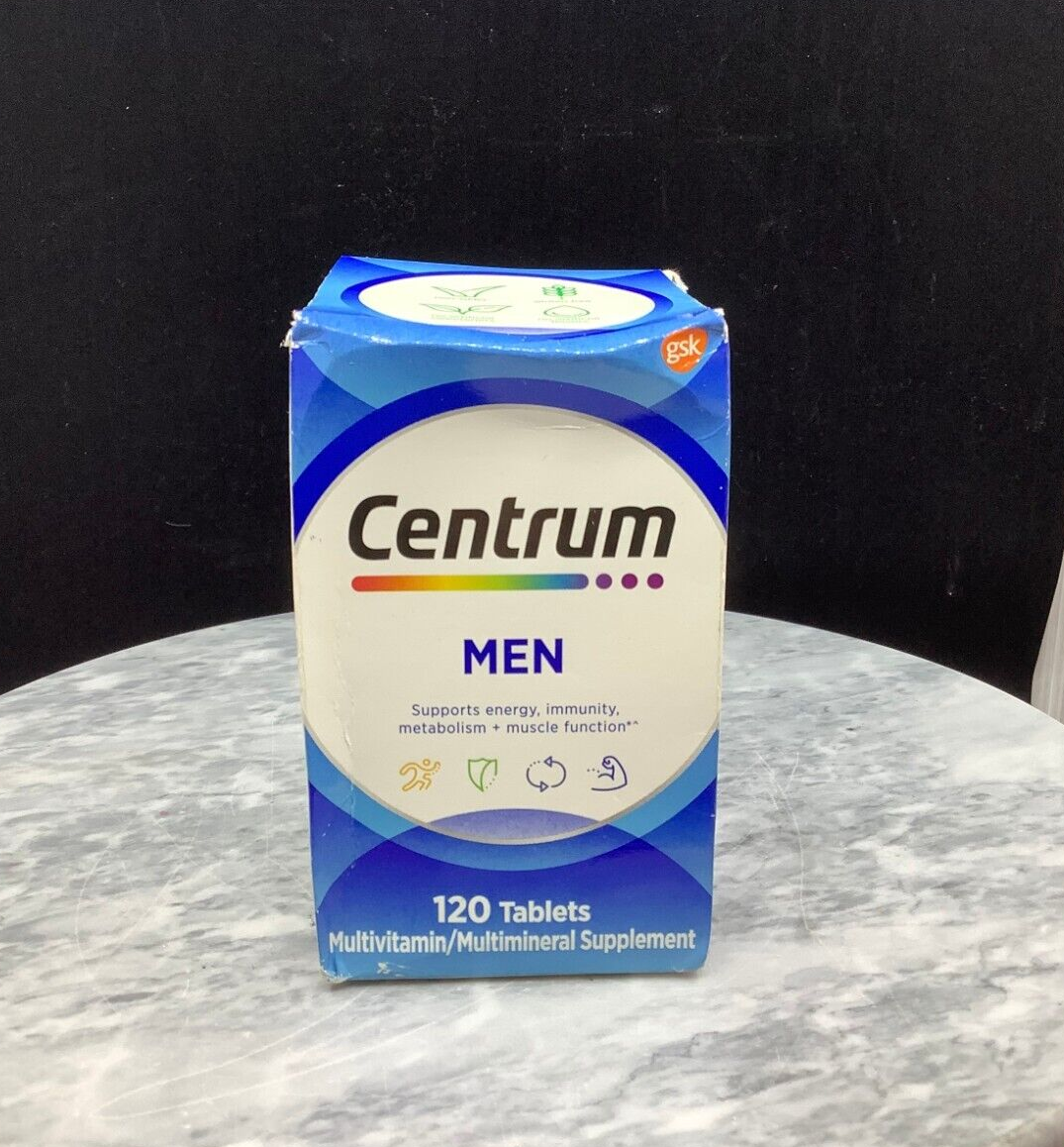 CENTRUM MEN SUPPORTS ENERGY, IMMUNITY, METABOLISM + MUSCLE FUNCTION 120 TABLETS