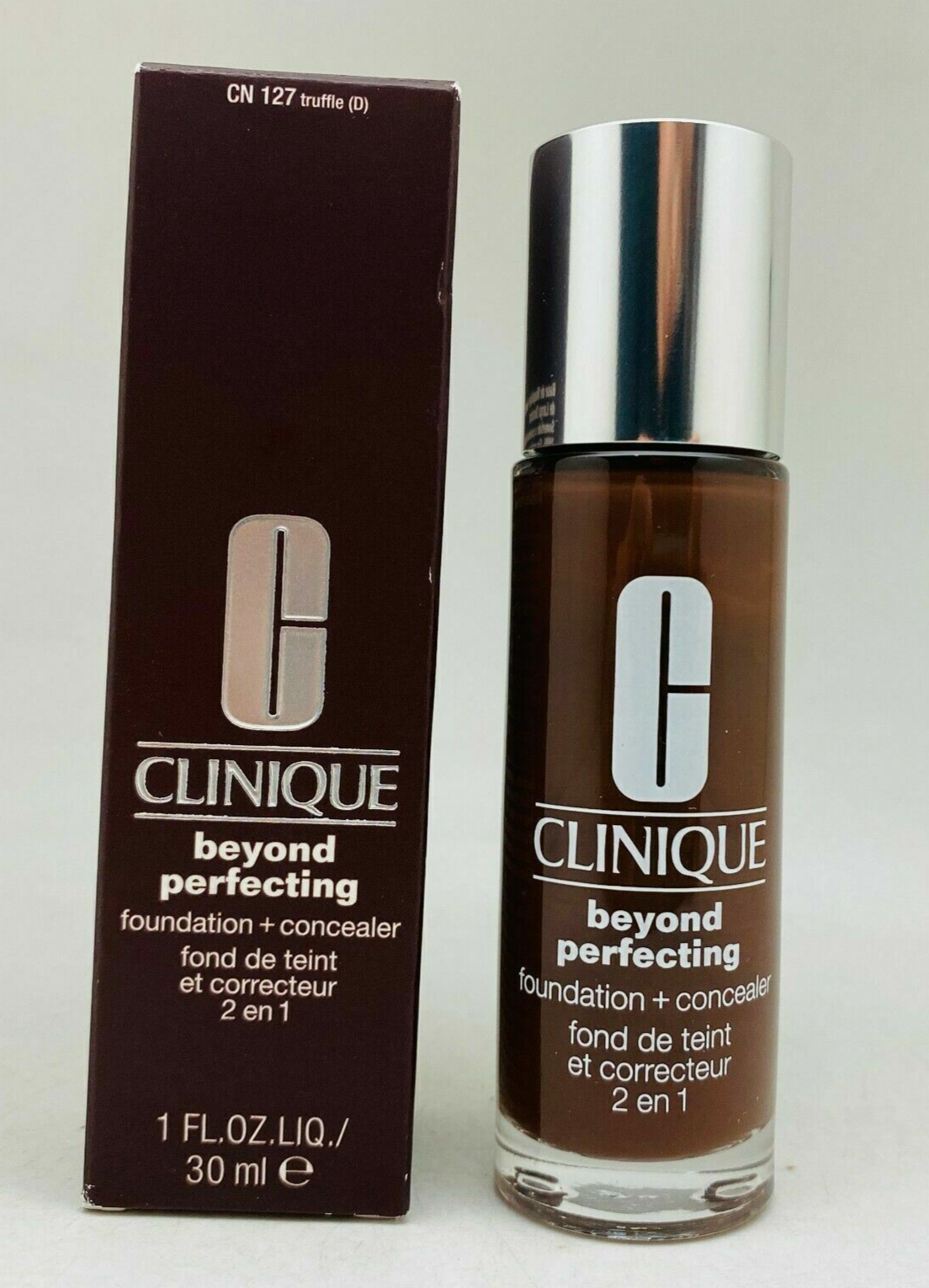 Clinique Beyond Perfecting Foundation + Concealer- 1oz/30ml #CN127Truffle - NIB 