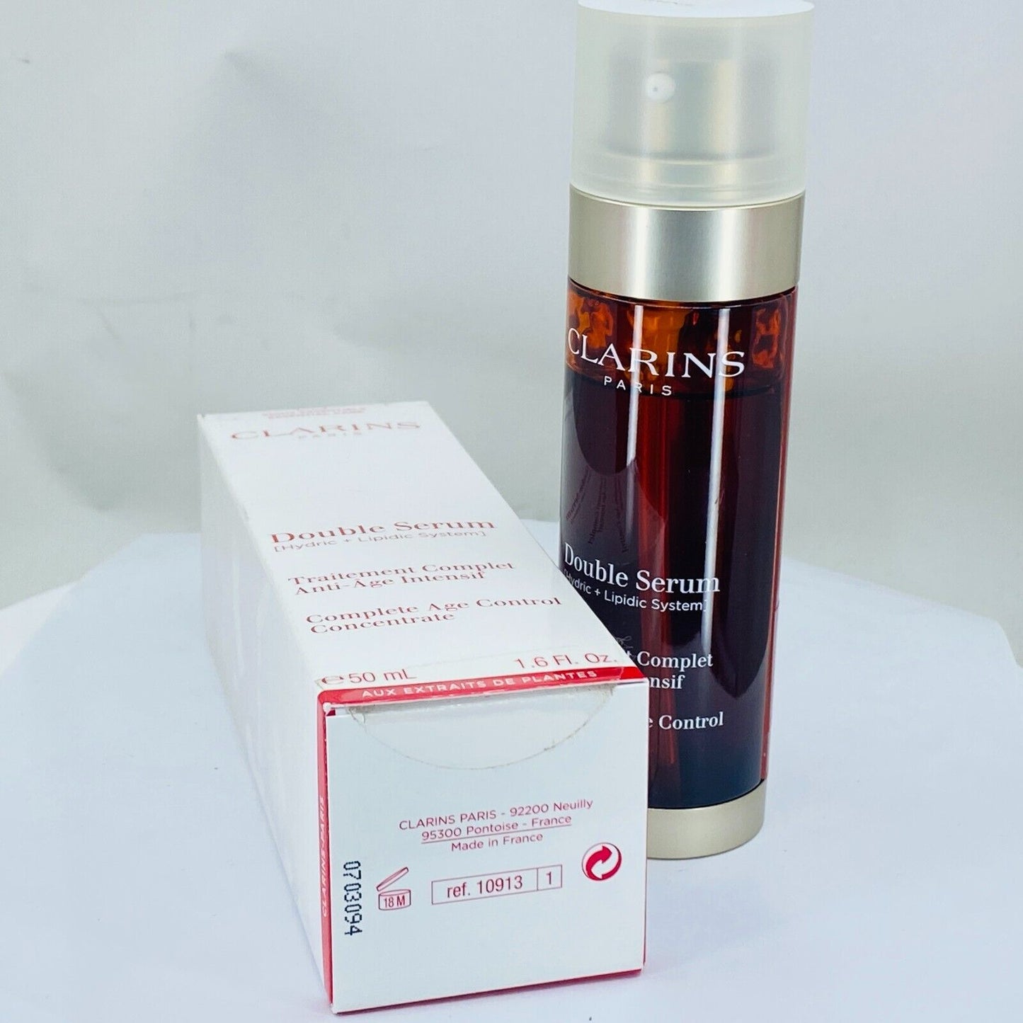 Clarins Double Serum Anti Age Control Concentrate -1.6oz~ Original Formula - NIB