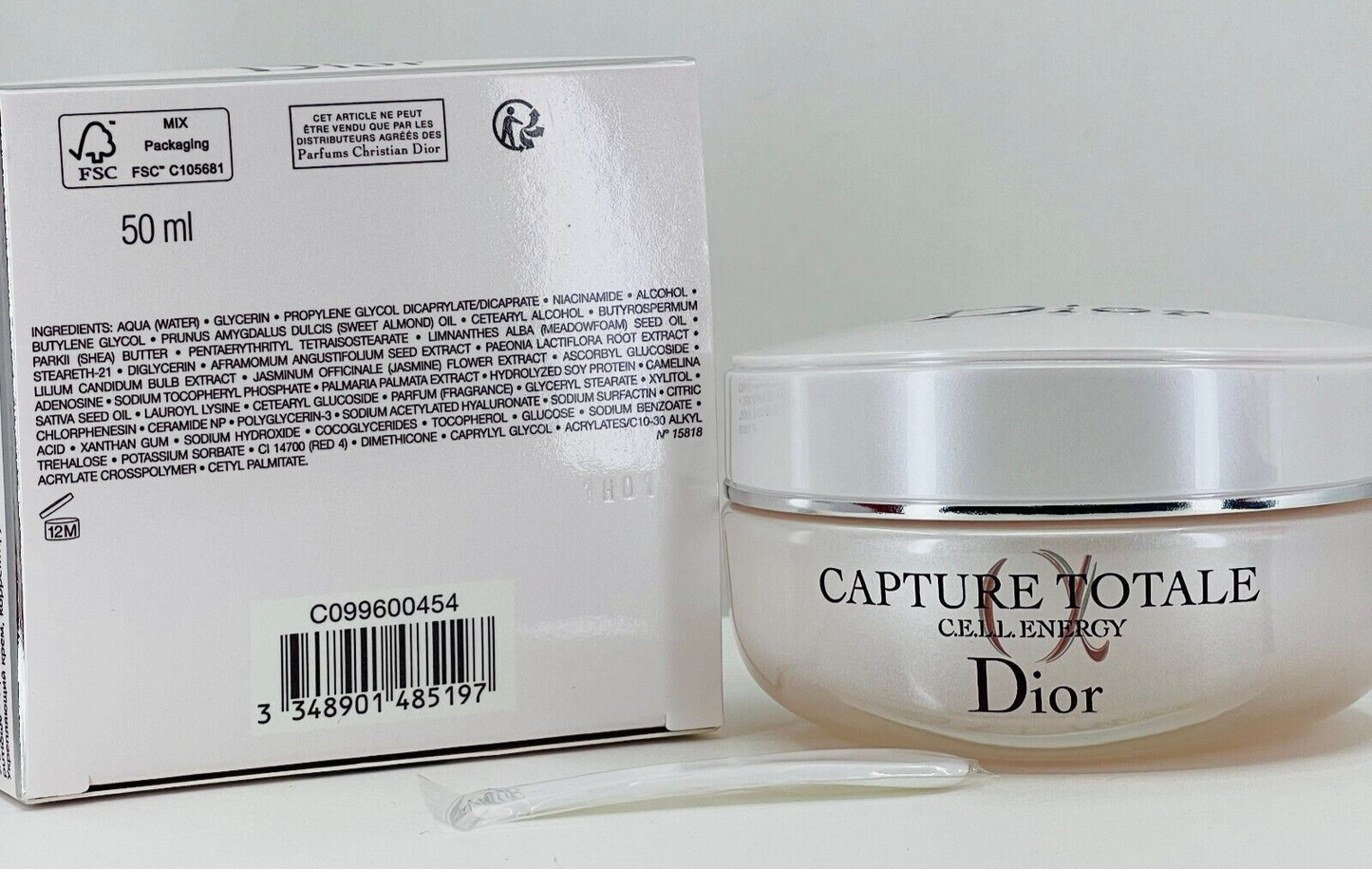 Dior Capture Totale Cell Energy Firming & Wrinkle Correcting Creme 1.7oz(NIB)