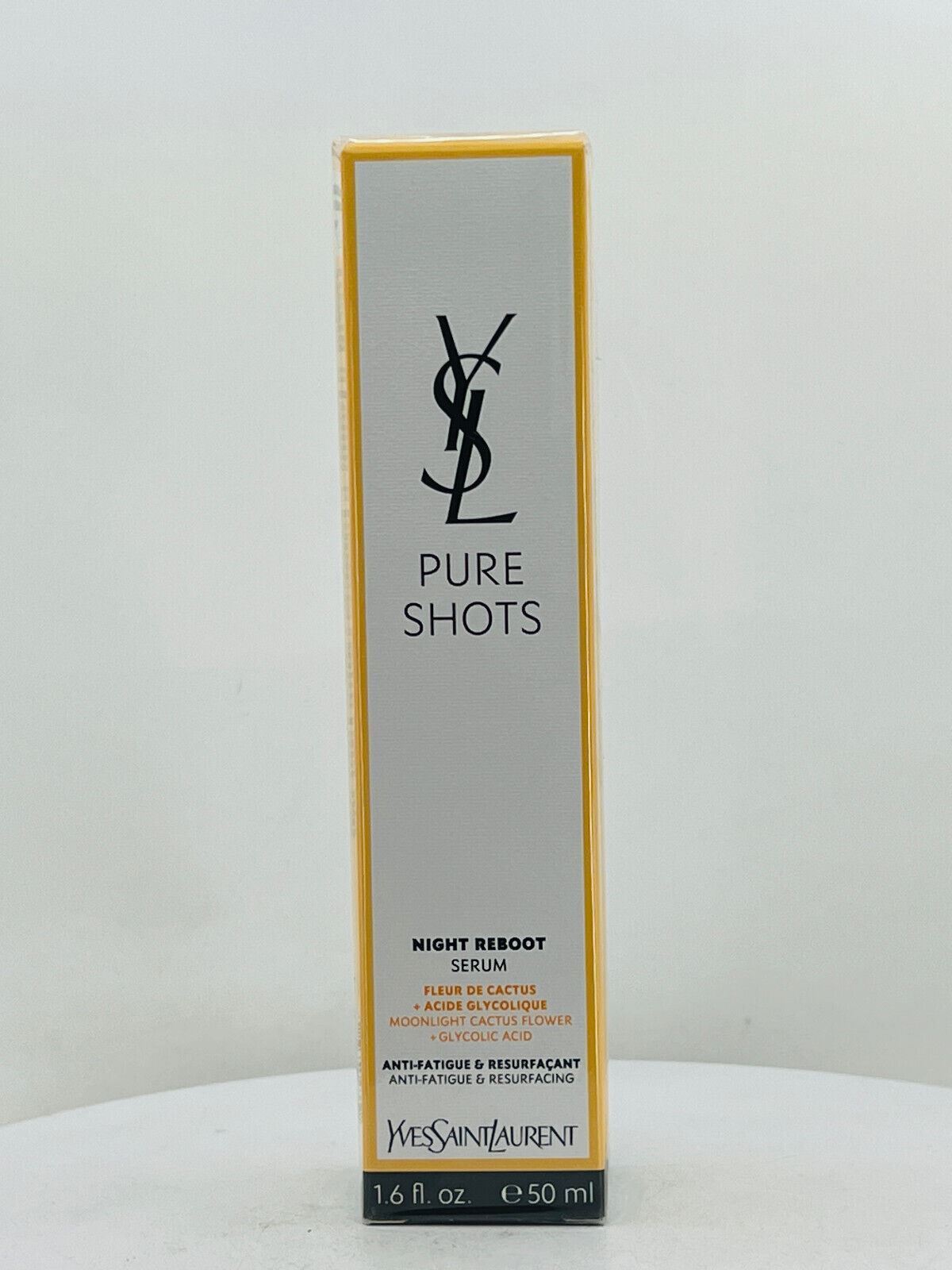 Yves Saint Laurent Pure Shots Night Reboot Resurfacing Serum 1.6oz (NIB)