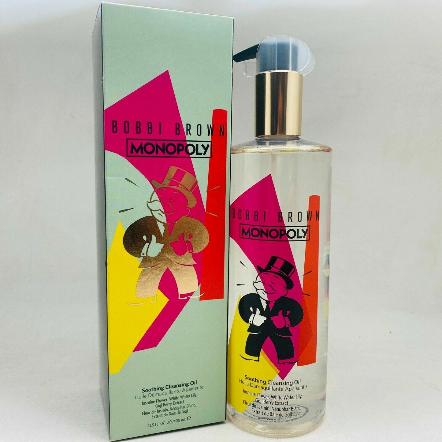 Bobbi Brown MONOPOLY EDITION Deluxe Size Soothing Cleansing Oil - 13.5 oz - NIB