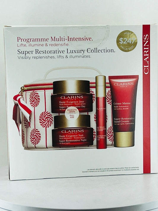 Clarins Super Restorative Luxury Collection 5pcs set  - NIB - SALE