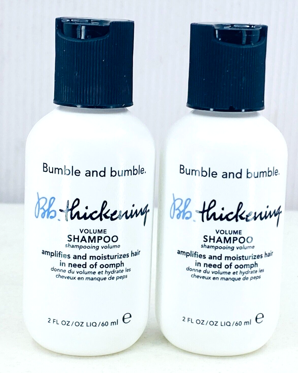 Bumble and Bumble Thickening Volume SHAMPOO - 2oz/60ml - (LOT OF 2) - BOXLESS