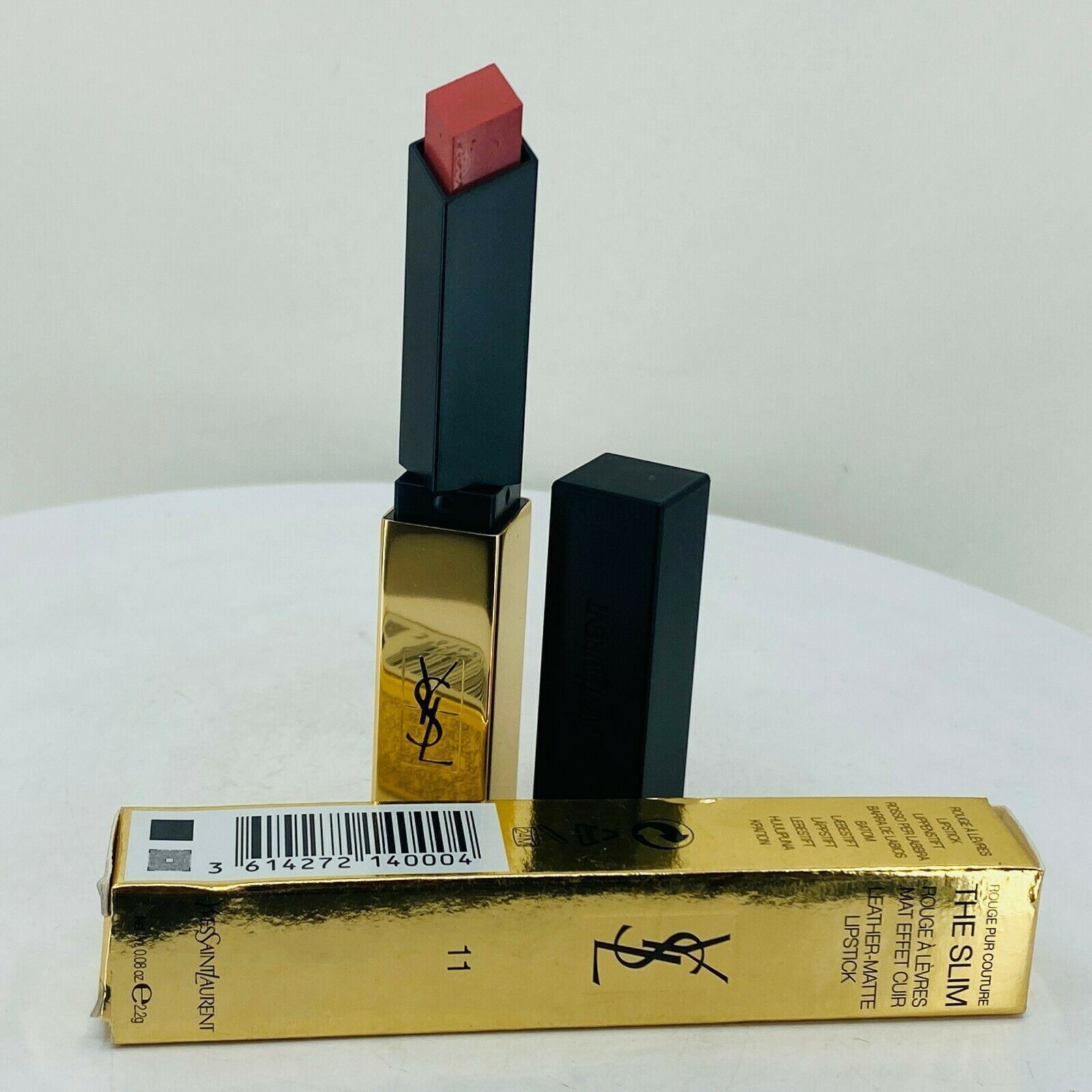 Yves Saint Laurent The Slim Matte Lipstick  - 0.08oz  #11 AMBIGUOUS BEIGE - NIB