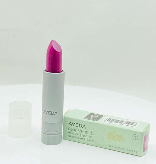 AVEDA NOURISH MINT smoothing lip color #960 sangria bloom - 0.12oz ~ NIB