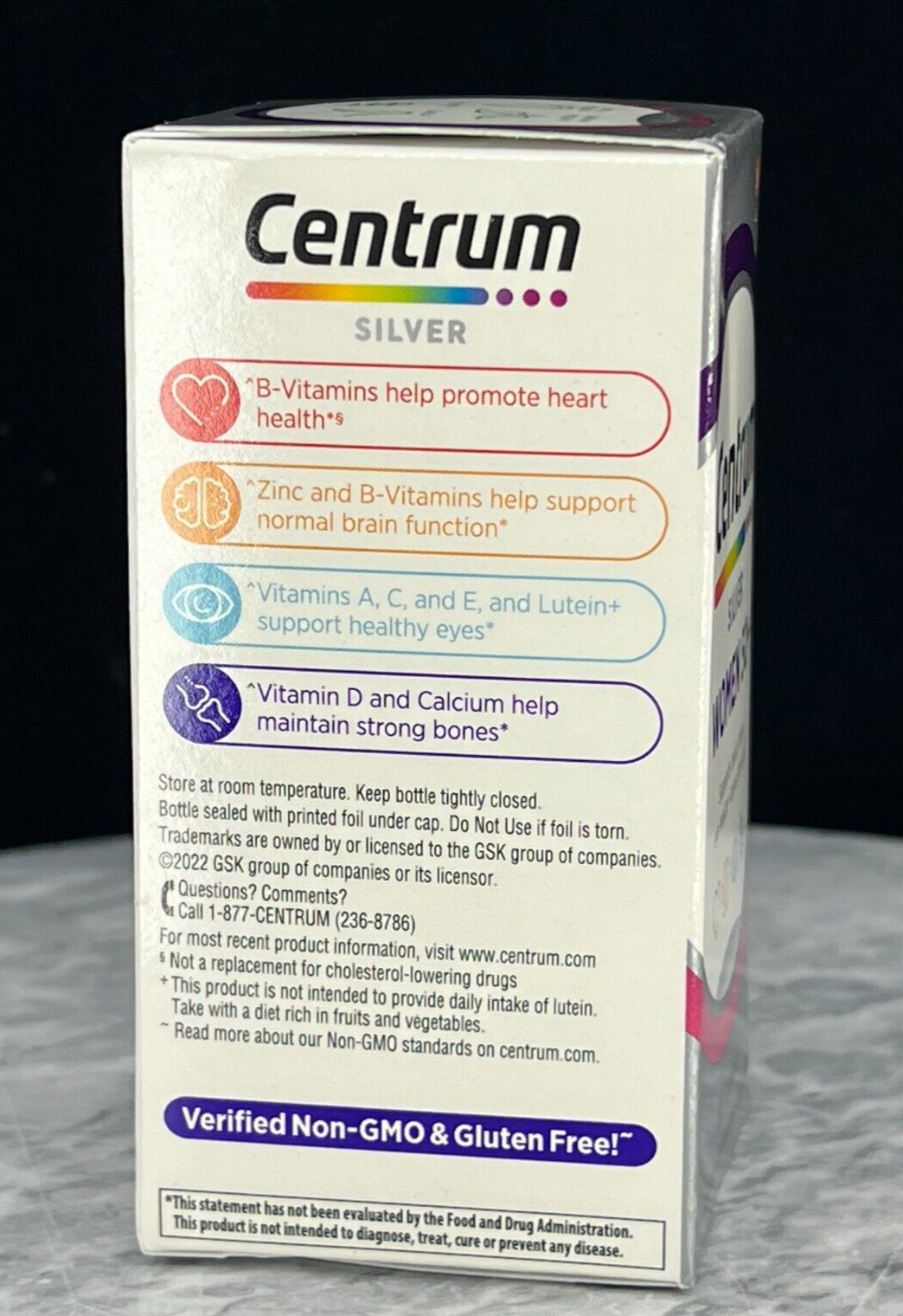 Centrum Silver Women's Multivitamin for Women 50 Plus, 65 Count -(NIB)