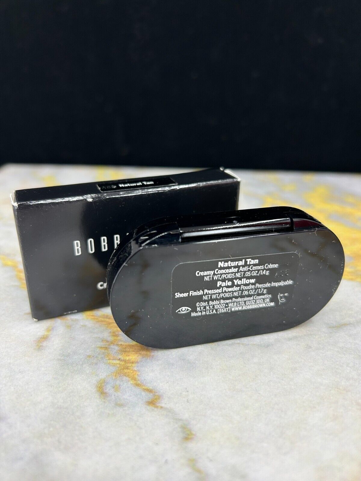 Bobbi Brown Creamy Concealer kit Under Eye Makeup #NATURAL TAN - 0.06oz - NIB