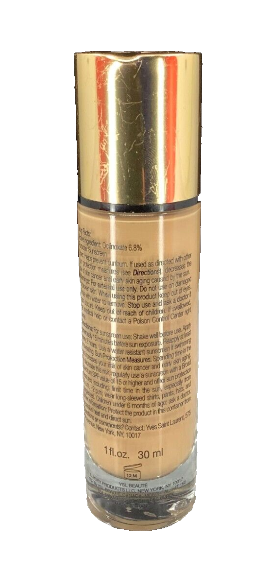 YSL TOUCHE ECLAT LE TEINT RADIANCE FOUNDATION 1 OZ