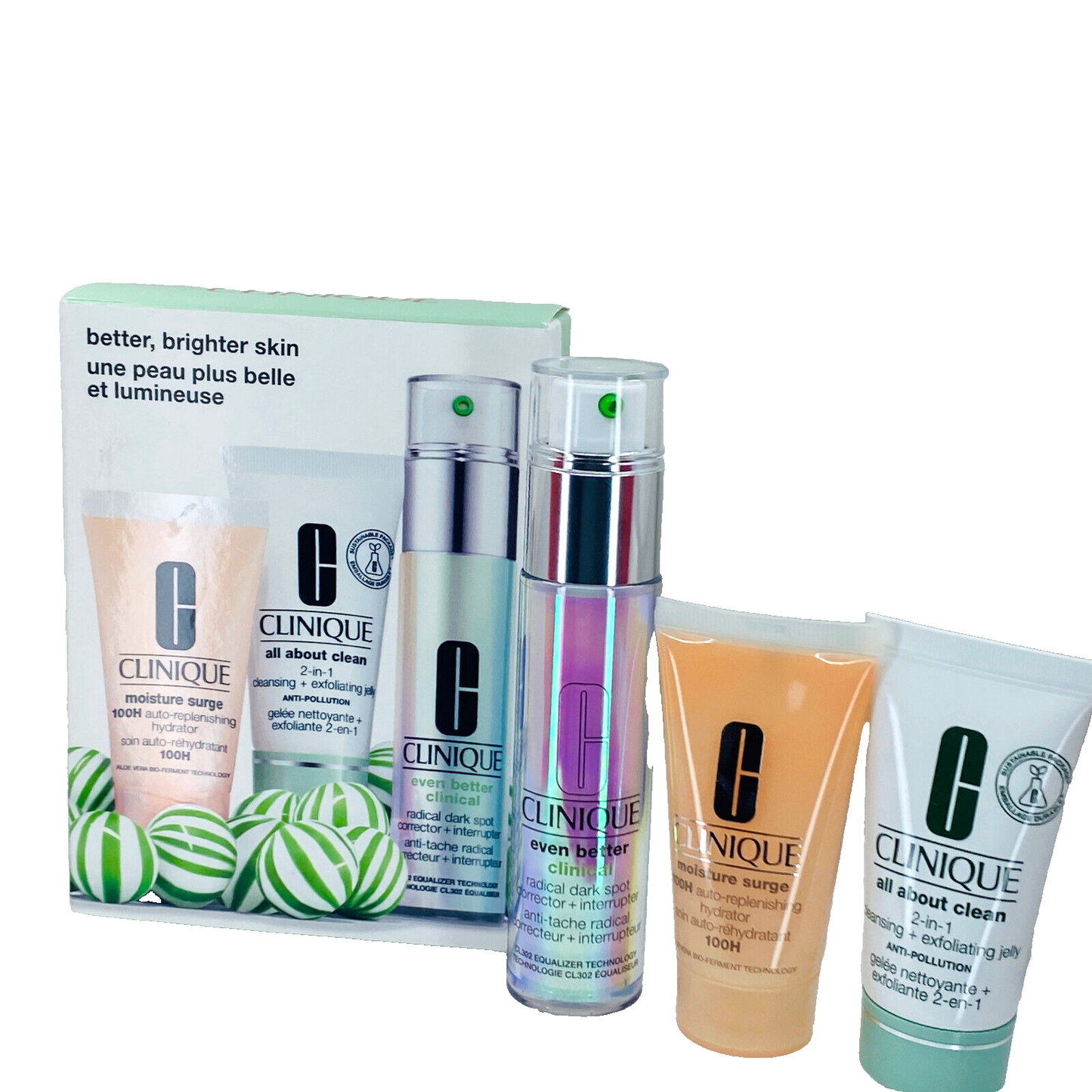 Clinique Better Brighter Skin 3pc Gift Set -  NIB