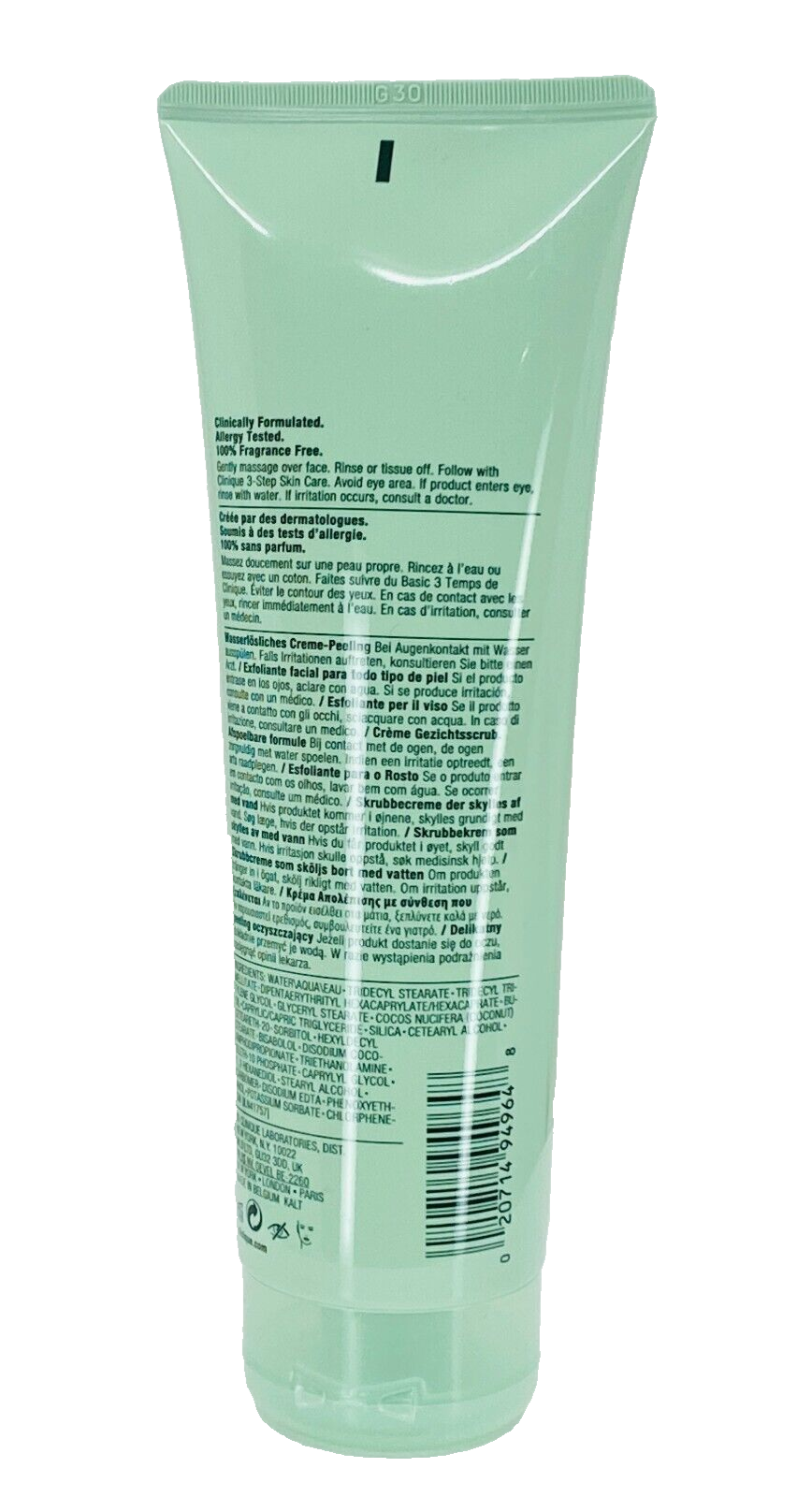 Clinique 7 Day Scrub Cream Exfoliator Jumbo Size - 8.5fl oz/250mL - BOXLESS