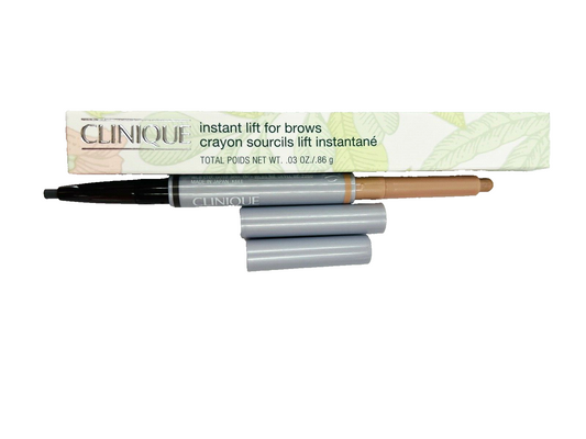 Clinique Instant Lift For Brows #3deep brown - 0.03oz - NIB