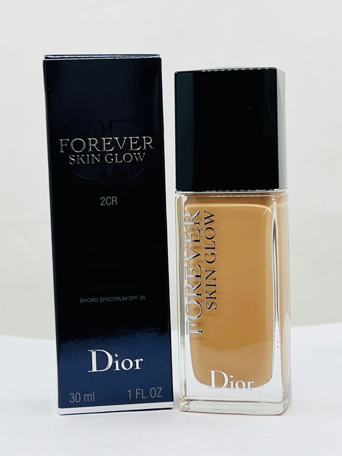 CHRISTIAN DIOR ~ FOREVER SKIN GLOW 24 H WEAR RADIANT FOUNDATION ~ 2CR ~ 1 oz