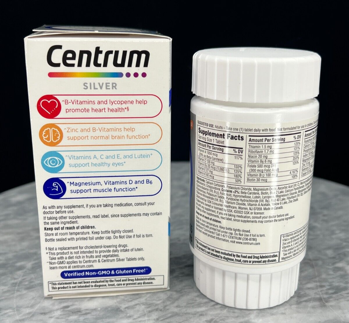 Centrum Silver Men 50+ Multivitamin ~ 65 Tablets - (New)