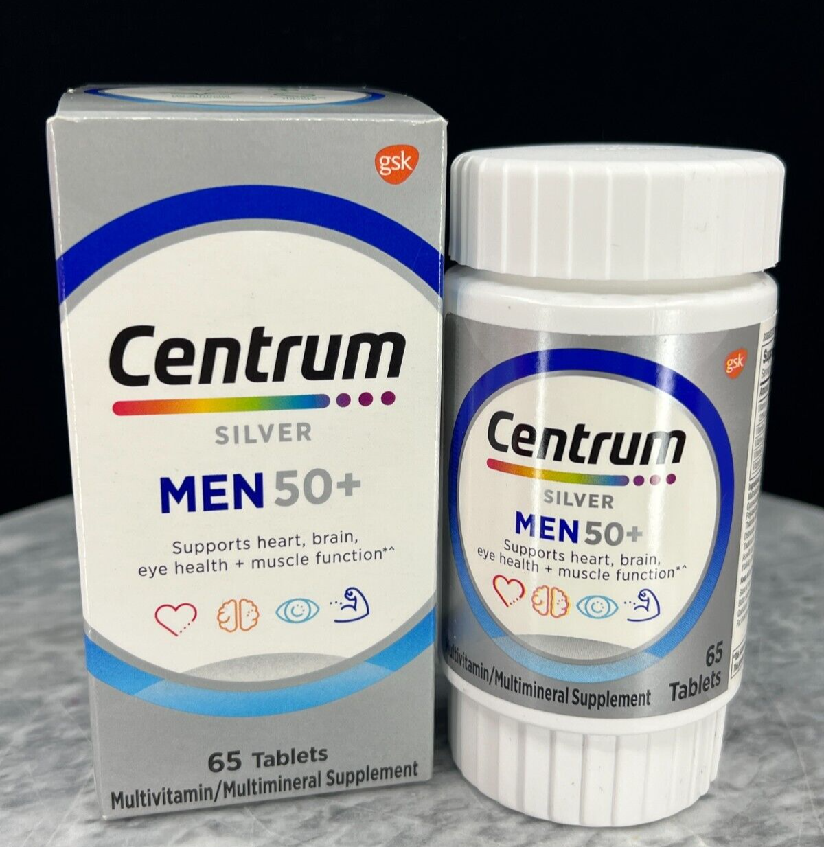 Centrum Silver Men 50+ Multivitamin ~ 65 Tablets - (New)