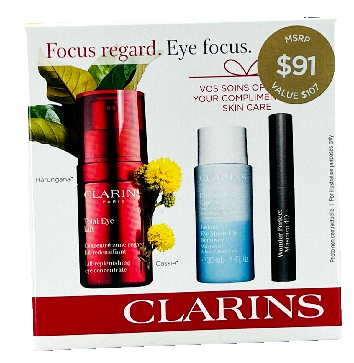 Clarins Focus Regard Eye Focus 4pcs Set - NIB - SALE!!!