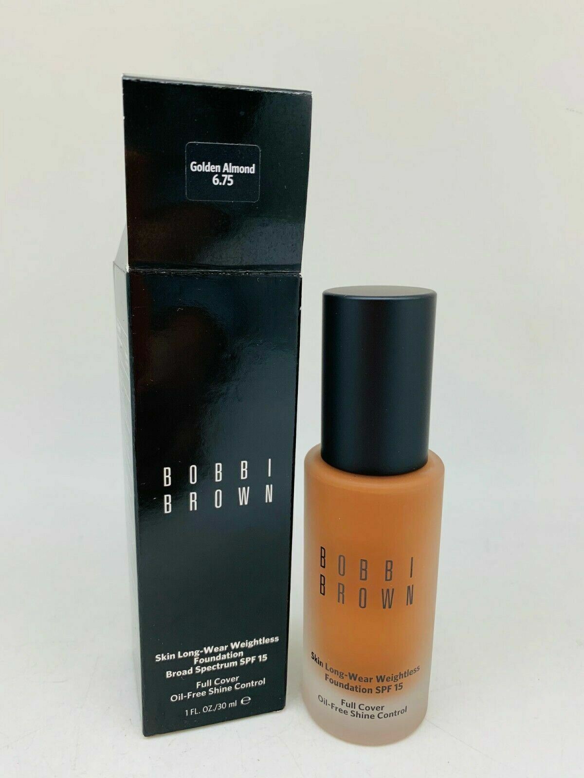 Bobbi Brown Skin Long-Wear Weightless Foundation SPF15 #Golden Almond 6.75 - NIB