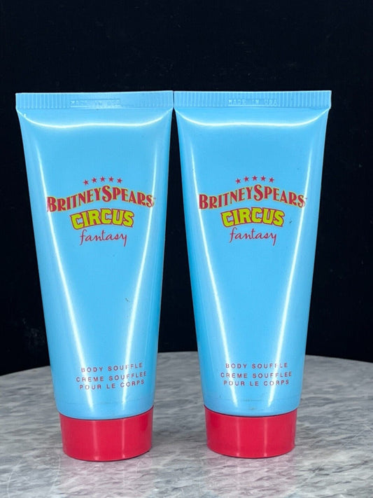 Britney Spears Circus Fantasy Body Souffle - 3.3oz/100ml  - (LOT OF 2) - BOXLESS