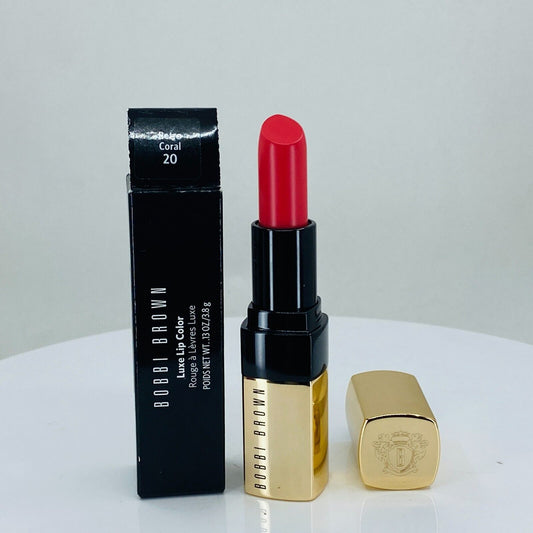 BOBBI BROWN Luxe Lip Color #RETRO CORAL 20 - 0 .13oz - NIB