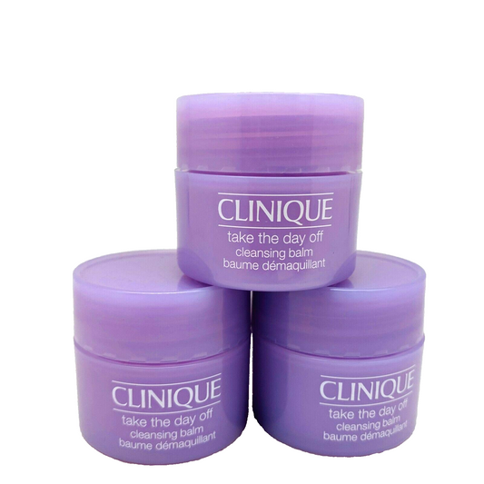 CLINIQUE Take the Day off Cleansing Balm - 0.5oz/15ml - (LOT OF 3) - BOXLESS