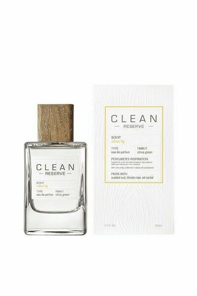 Clean Reserve Citron Fig Eau De Parfum Spray - 3.4 oz /100ml - NIB 