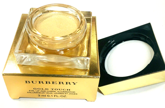 Burberry Gold Touch Eye, Lip & Cheek Illuminator #01 Gold Shimmer - NIB