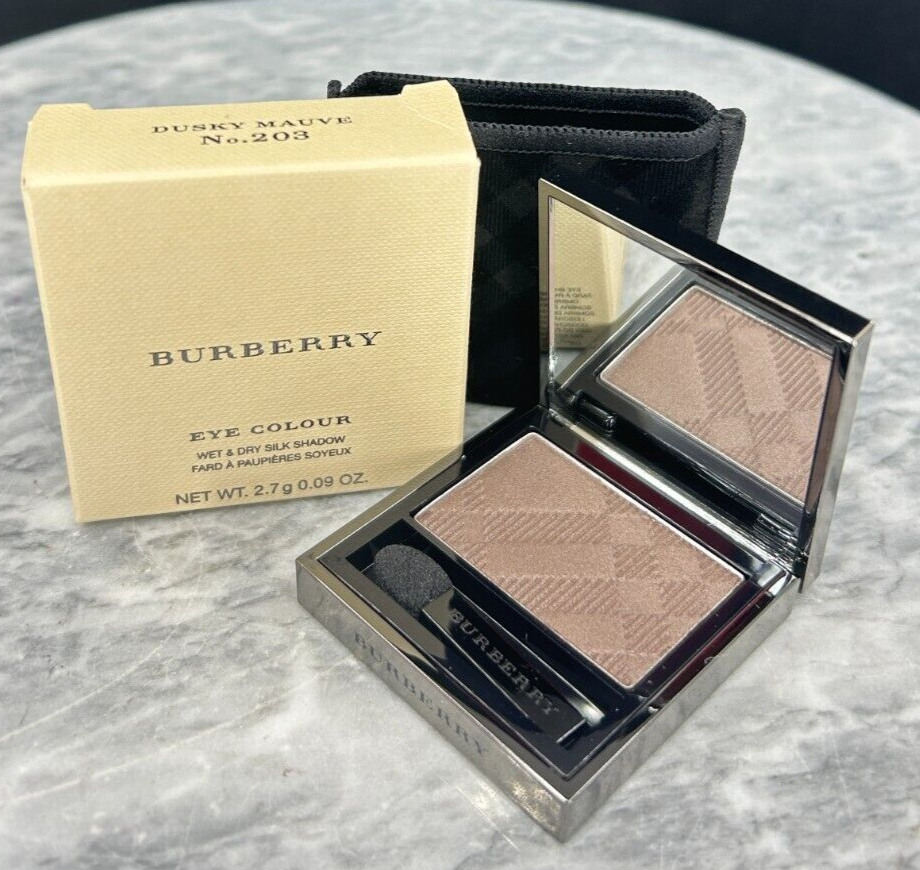 BURBERRY Eye Colour Wet & Dry Silk Shadow #Dusky mauve 203 - 0.09oz - NIB