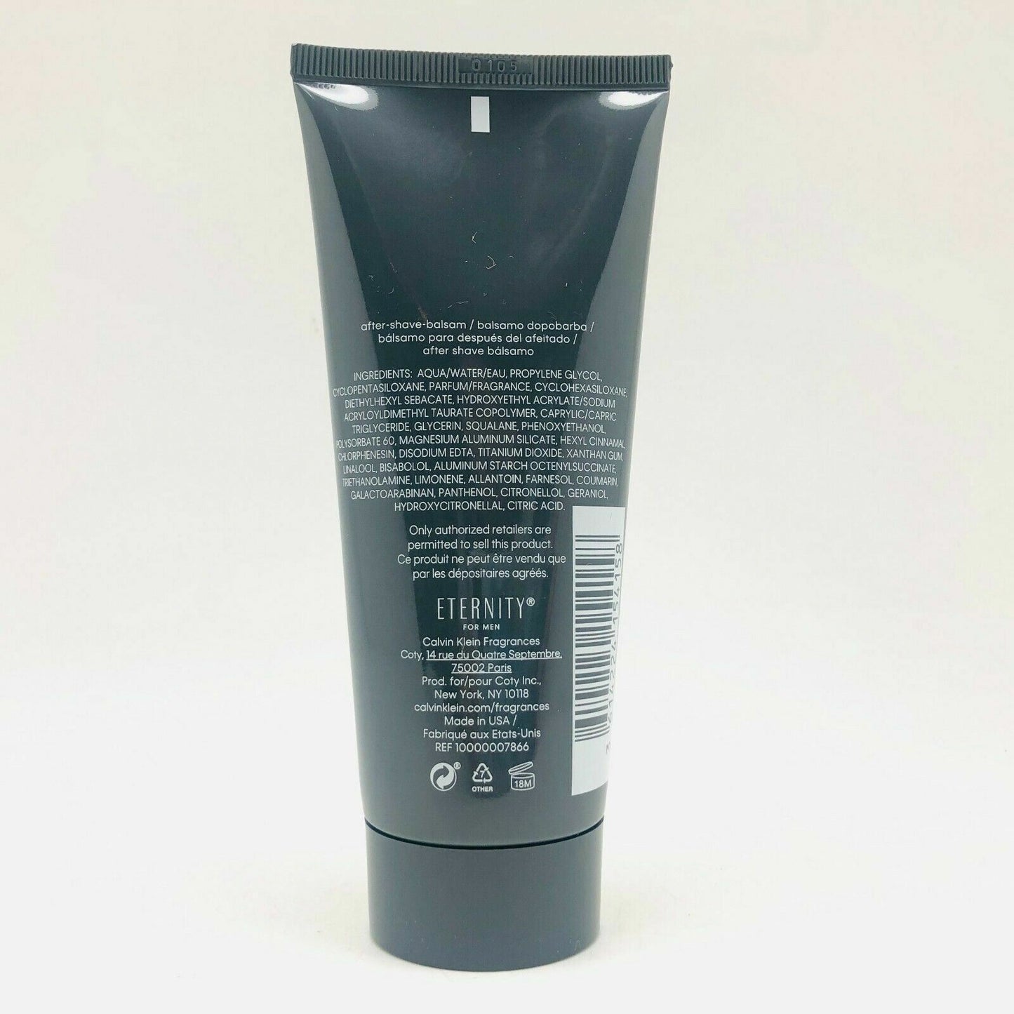 Calvin Klein Eternity For Men After Shave Balm ~ 3.4 oz ~ BOXLESS