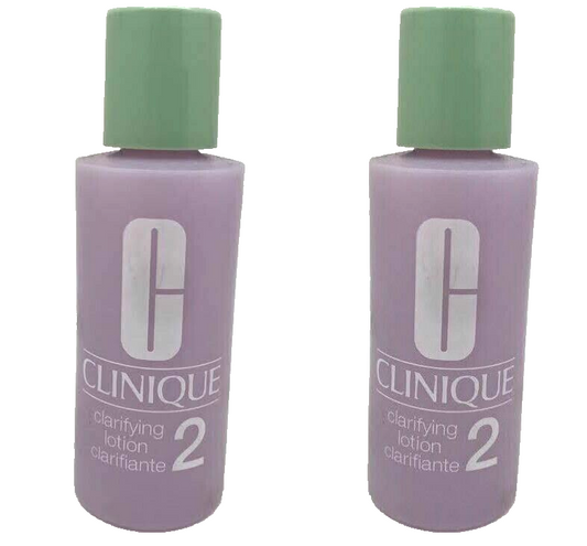 CLINIQUE Clarifying Lotion 2 - 2oz/60ml  (LOT OF 2)