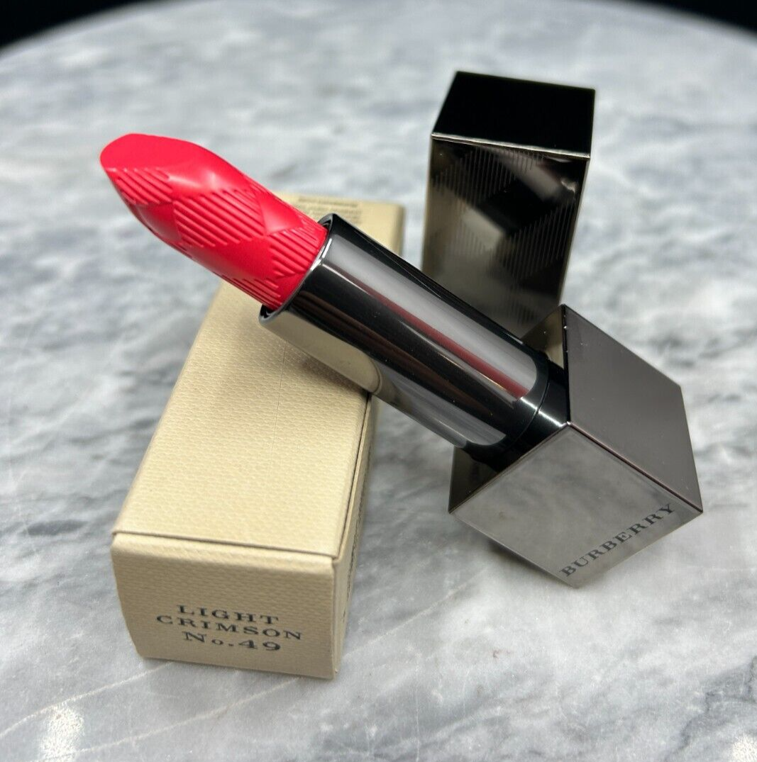 Burberry Kisses Hydrating Lip Colour - 0.11oz  #Light Crimson No.49 - NIB