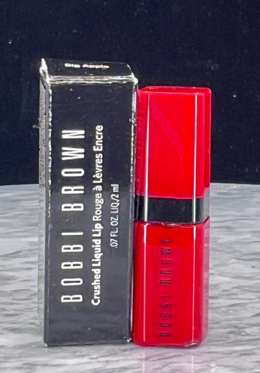 BOBBI BROWN Crushed Liquid Lip .07oz/2ml Travel Size ~ Big Apple ~ NEW IN BOX