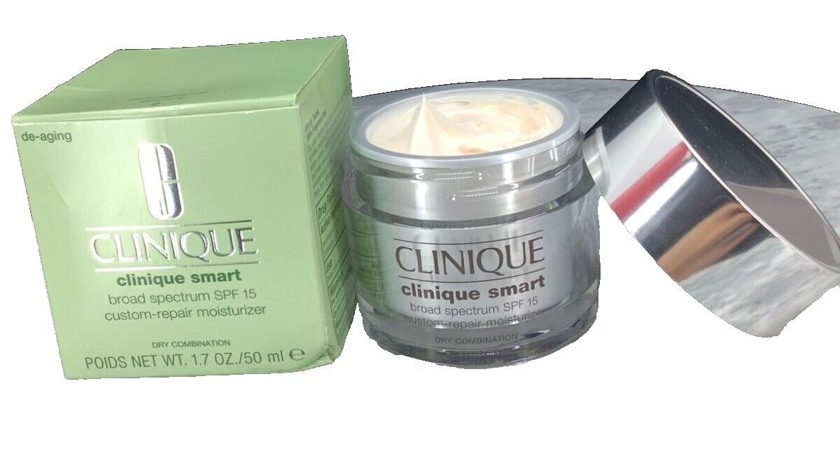 CLINIQUE SMART CUSTOM REPAIR MOISTURIZER DRY COMBINATION 1.7 OZ