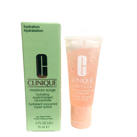 CLINIQUE MOISTURE SURGE Hydrating Supercharged Concentrate - 0.5oz./15ml  - NIB