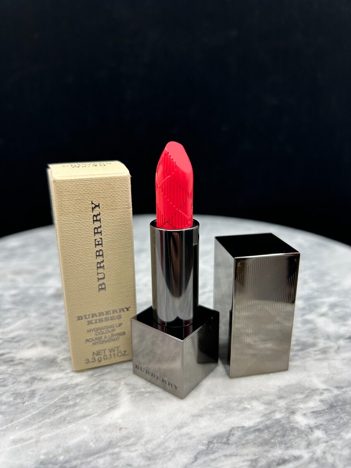 Burberry Kisses Hydrating Lip Colour - 0.11oz  #Light Crimson No.49 - NIB