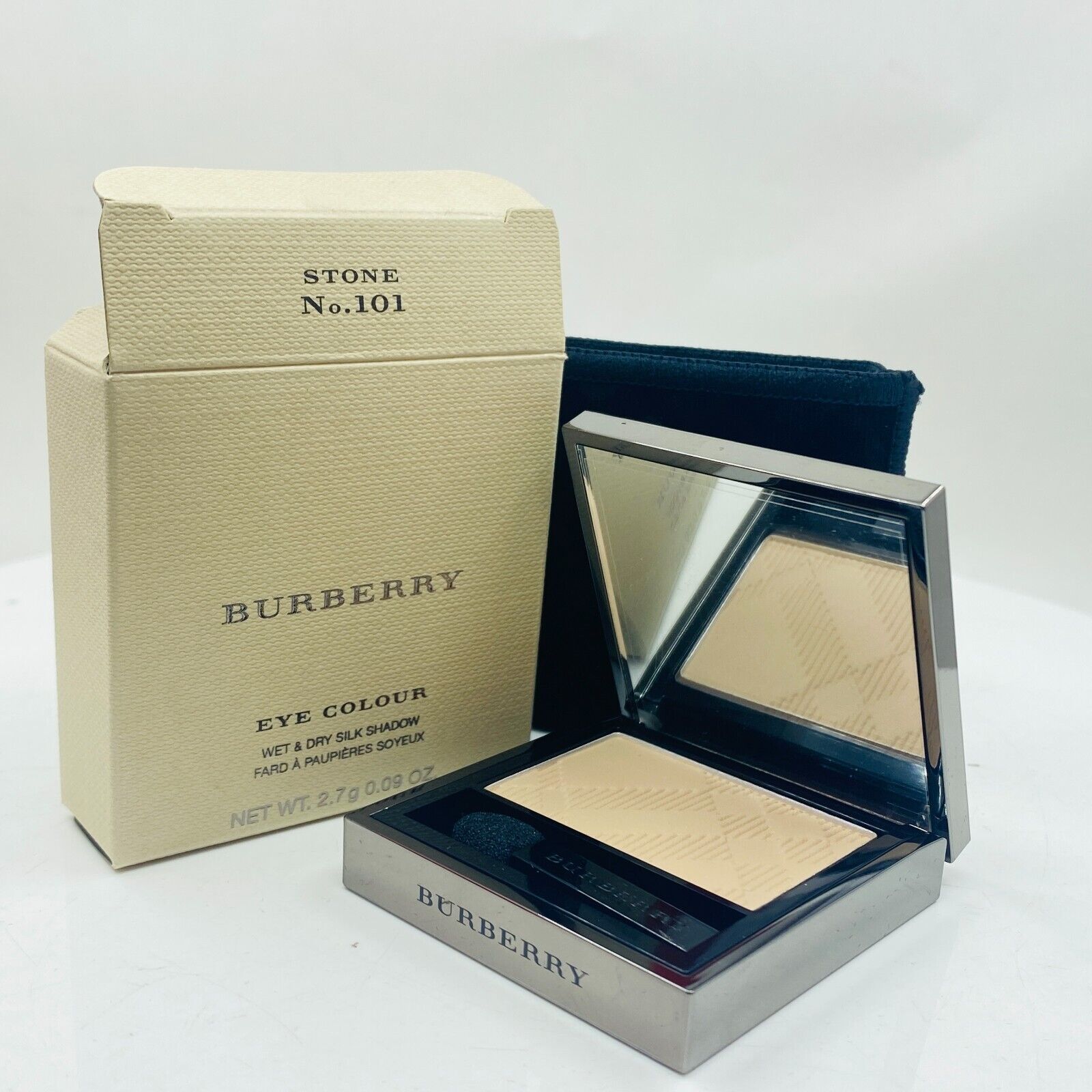 BURBERRY Eye Colour Wet & Dry Silk Shadow #101 Stone ~ 0.09oz ~HOLIDAY SALE !