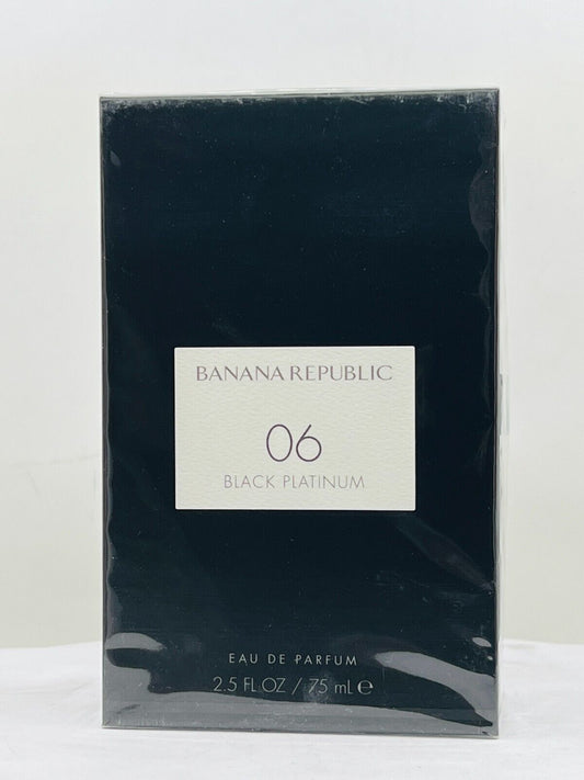 BANANA REPUBLIC "06 BLACK PLATINUM" 2.5 oz / 75ml Eau de Parfum Spray NIB Unisex