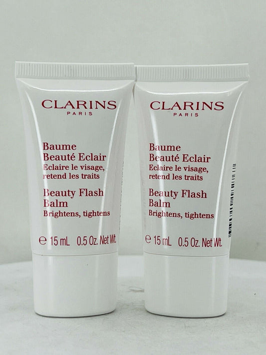 Clarins Beauty Flash Balm -0.5oz (LOT OF 2) -(NEW)