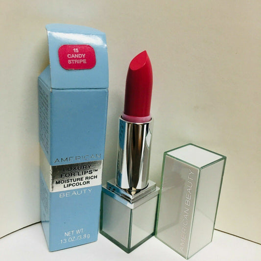 AMERICAN BEAUTY  MOISTURE RICH LIP COLOR #15 CANDY STRIPE - SPRING SALE !!!