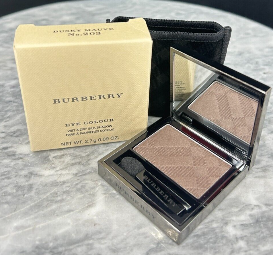 BURBERRY Eye Colour Wet & Dry Silk Shadow #Dusky mauve 203 - 0.09oz - NIB