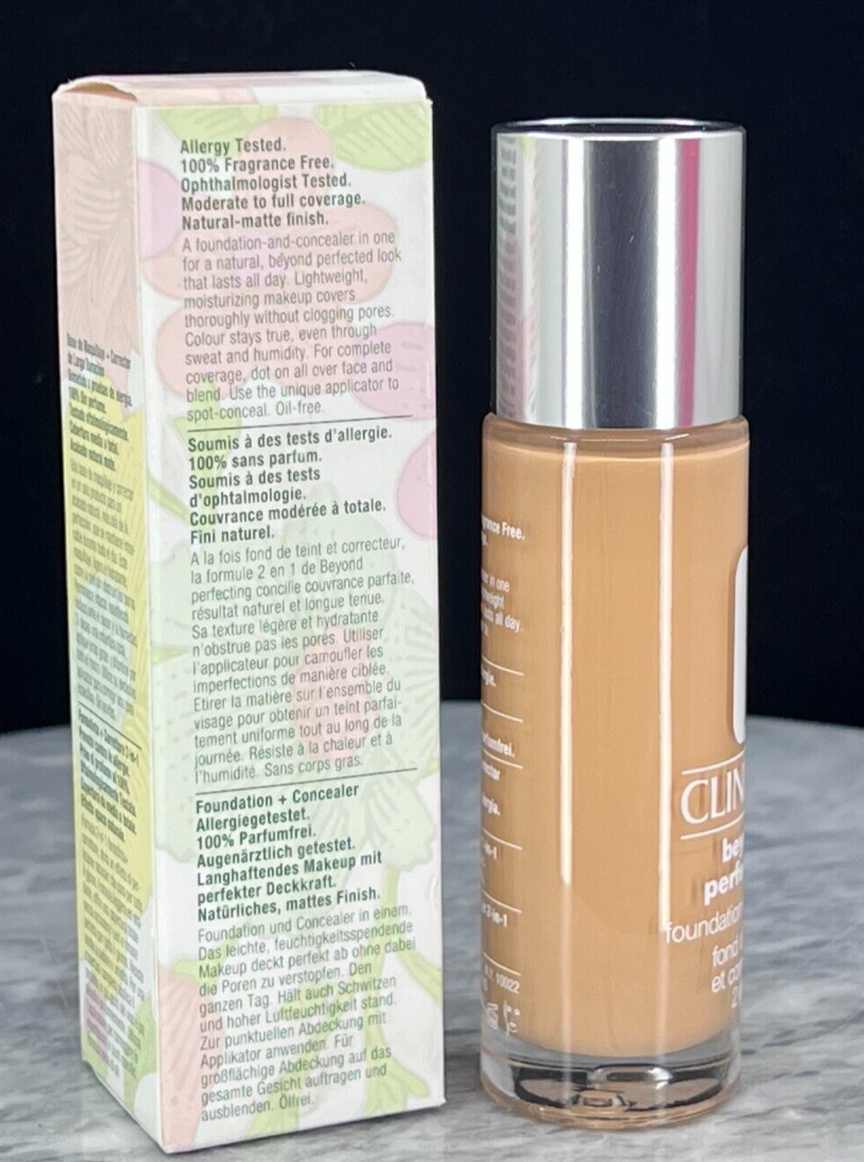 Clinique Beyond Perfecting Foundation+Concealer #WN 44 Tea(MF) - 1oz (NIB)