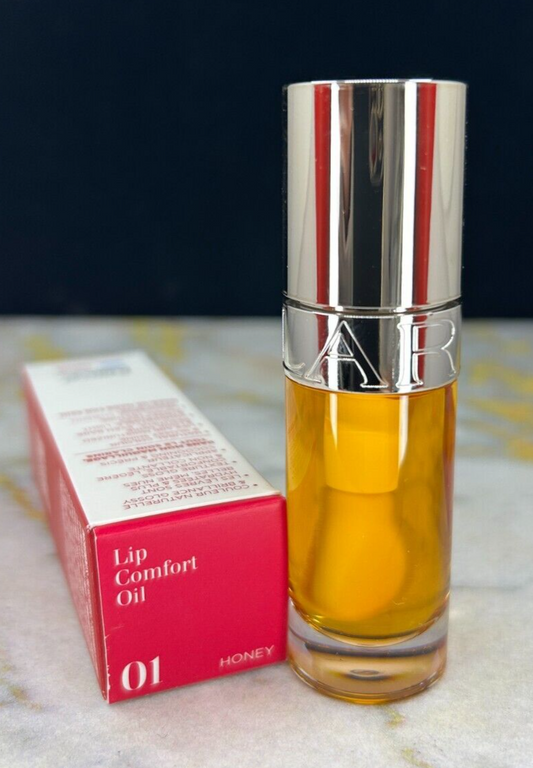 Clarins Lip Comfort Oil #01 Honey - 0.2oz/7mL - NIB