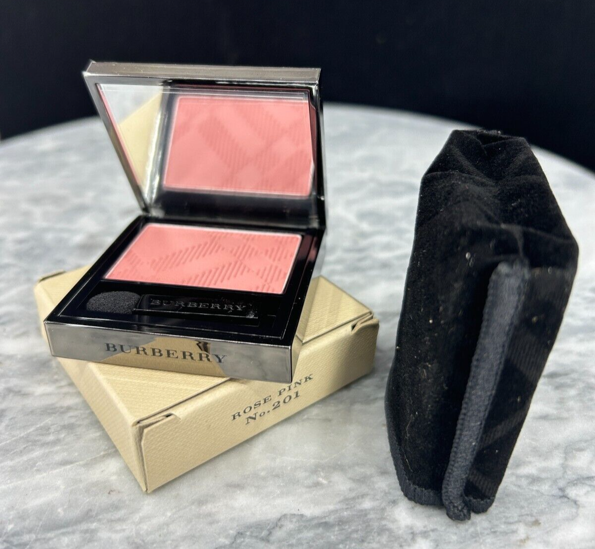 BURBERRY Eye Colour Wet & Dry Silk Shadow #ROSE PINK 201 ~0.09oz~ HOLIDAY SALE!