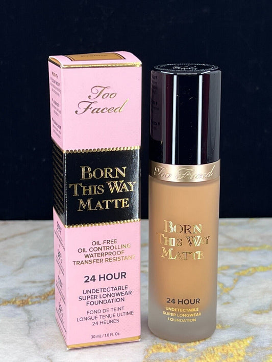 Too Faced Born this way matte oil free foundation #Praline -1oz (NIB)