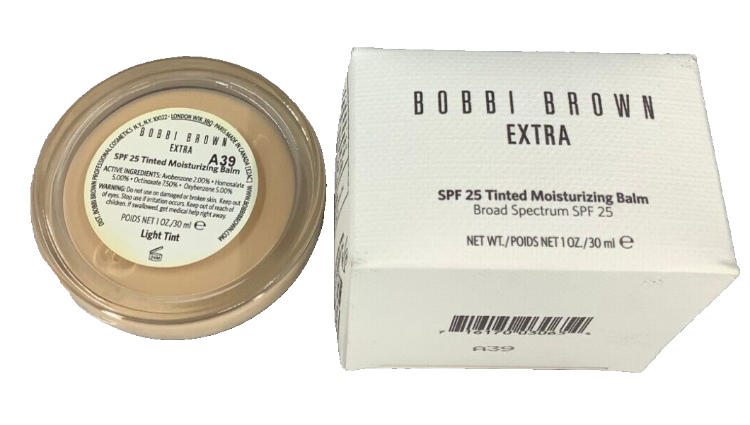 BOBBI BROWN EXTRA SPF TINTED MOISTURIZING BALM LIGHT TINT 1 OZ