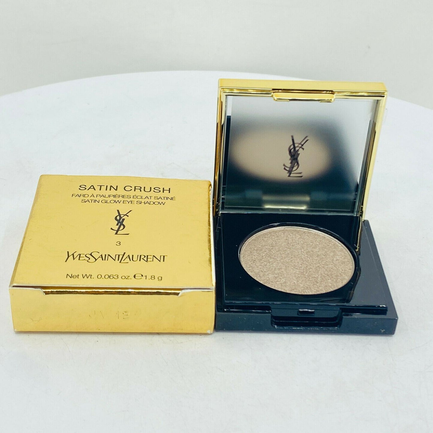 Yves Saint Laurent Satin Glow Eye Shadow #3 INDECENT NUDE - 0.063oz - NIB