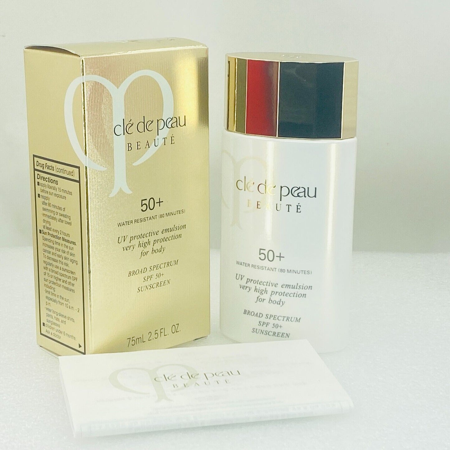 Cle De Peau Beaute Emulsion Very High Protection for Body SPF 50 - 2.5oz - NIB