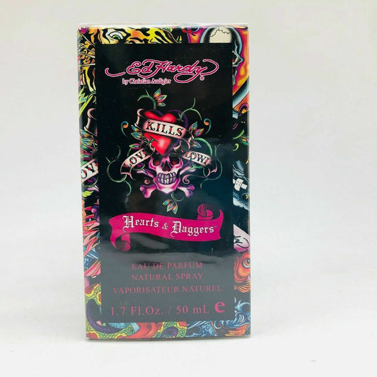 Christian Audigier Ed Hardy Hearts & Daggers EDP Spray For Women -1.7oz/50mL-NIB