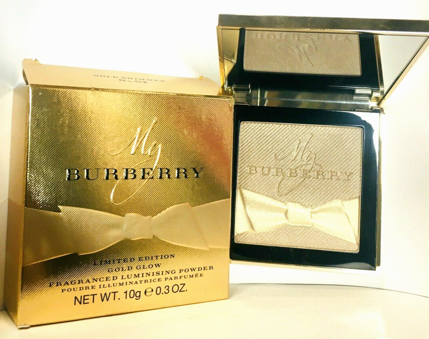 Burberry Gold Glow Fragranced Luminising Powder  (# No. 02 Gold Shimmer) -NIB